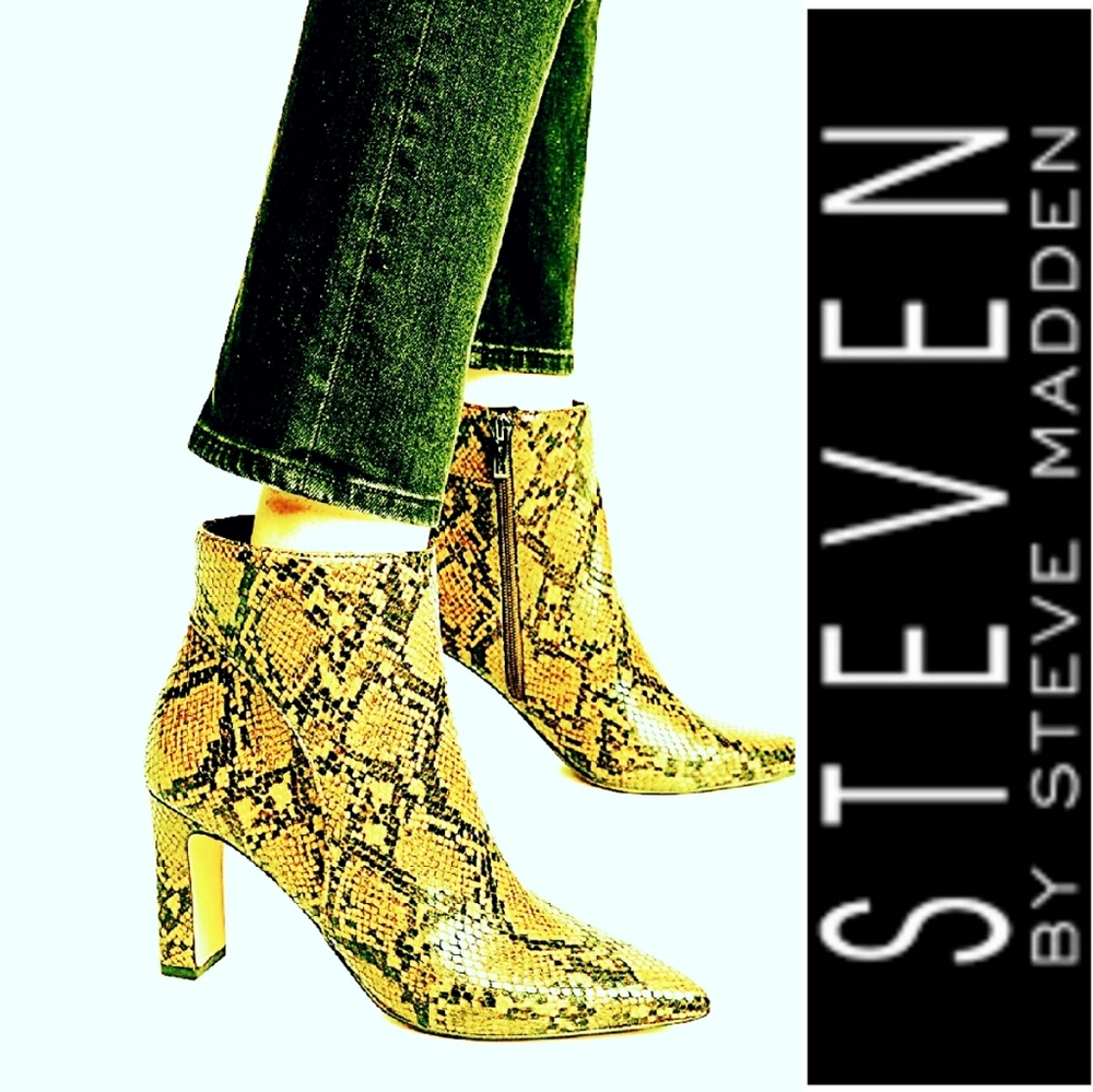 Sexy Bold Steven by Steve Madden Embossed Leather